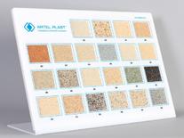 Демонстрационный стенд с образцами продукции