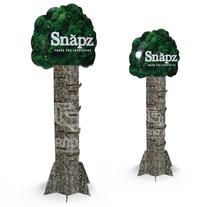 Картонный рекламный тотем