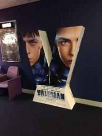 Объемный стенд в фойе кинотеатра